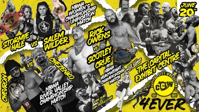 Capital City Wrestling  Saturday June 20th In Fredericton