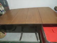 DINING TABLE ANTIQUE/VINTAGE DUNCAN PHYFE 1950'S ERA - Photo 3