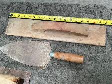 Masonry Tools Lot Goldblatt Richard Trowels Floats Putty Knife ! - Photo 2