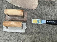 Masonry Tools Lot Goldblatt Richard Trowels Floats Putty Knife ! - Photo 3
