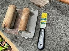 Masonry Tools Lot Goldblatt Richard Trowels Floats Putty Knife ! - Photo 8