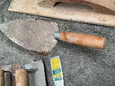 Masonry Tools Lot Goldblatt Richard Trowels Floats Putty Knife ! - Photo 9