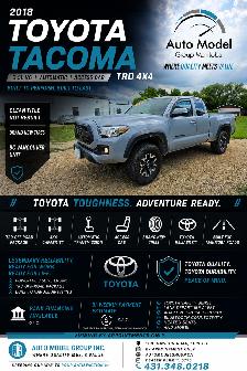 2018 Toyota Tacoma TRD 4x4 /NAV/GREAT CONDITION/