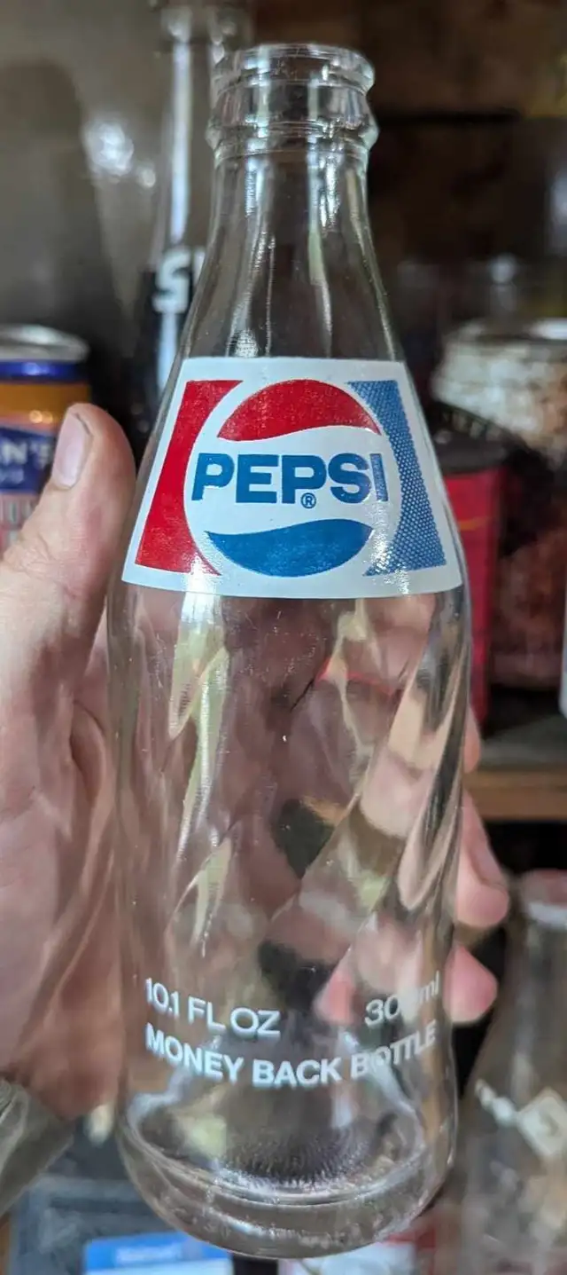 RARE 1970's VINTAGE PEPSI (10 OZ.) ACL SODA POP BOTTLE USA