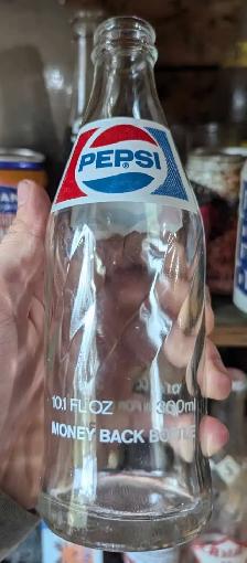 RARE 1970's VINTAGE PEPSI (10 OZ.) ACL SODA POP BOTTLE USA - Photo 2
