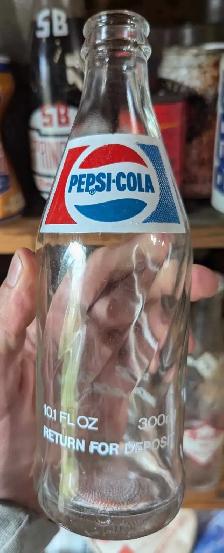 RARE 1970's VINTAGE PEPSI (10 OZ.) ACL SODA POP BOTTLE USA - Photo 4
