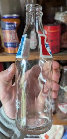 RARE 1970's VINTAGE PEPSI (10 OZ.) ACL SODA POP BOTTLE USA - Photo 6
