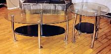 Glass Coffee Table & End Table