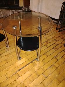Glass Coffee Table & End Table - Photo 3