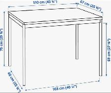 Ikea Dining Table with 4 Chairs, SANDSBERG - Photo 3