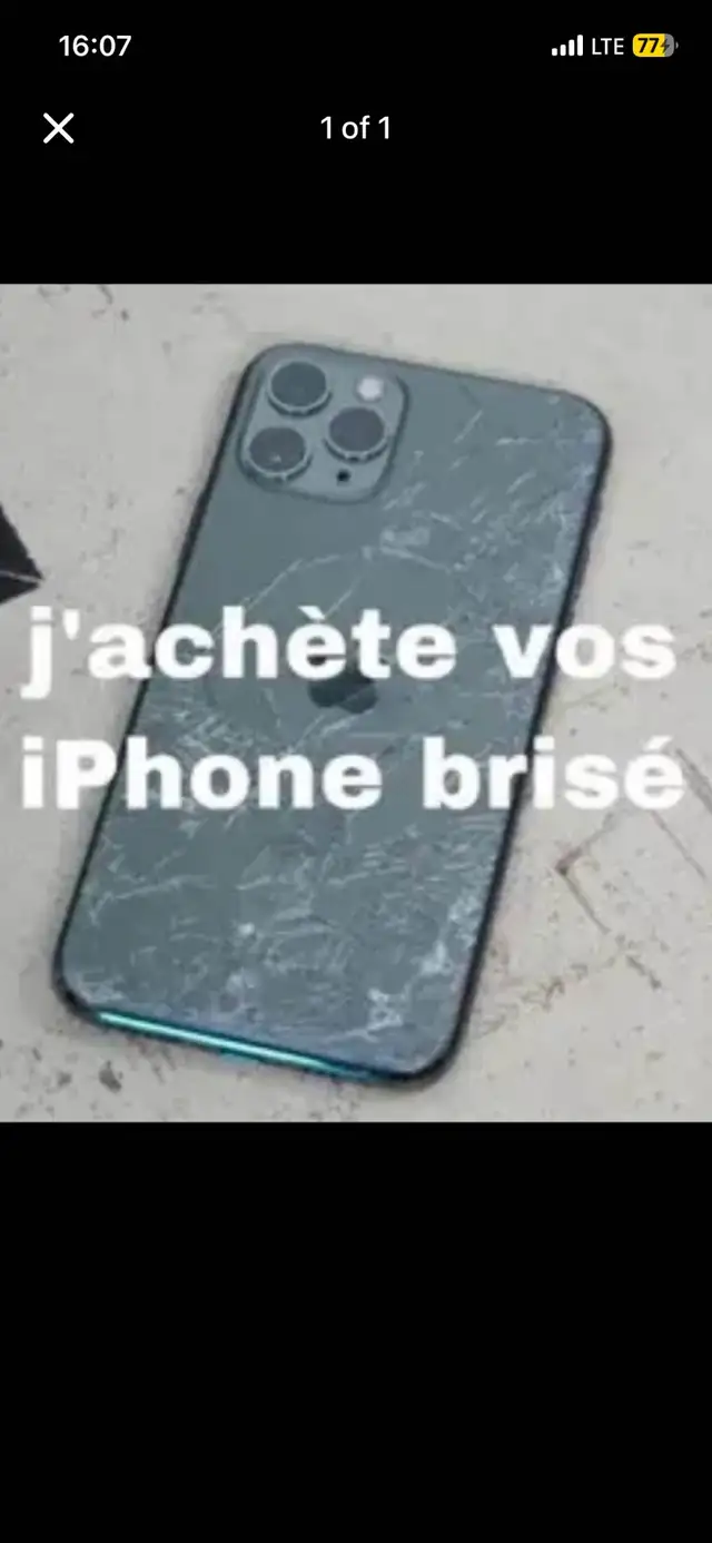 jachete vos Iphone usage Brise Casse