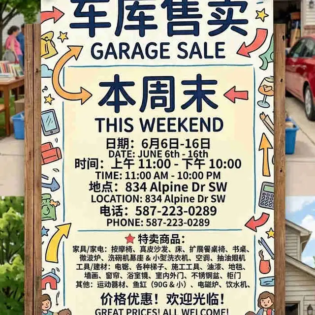 Garage Sale SW!