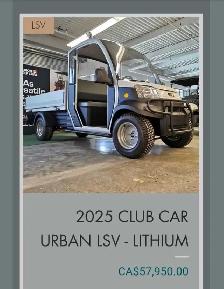 Club Car Low Speed Vehicle/Mini Truck 72 volt electric - Photo 9