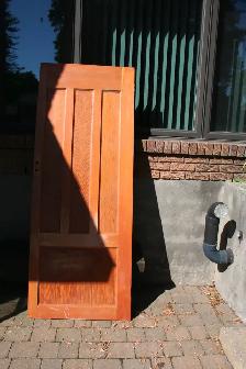Porte de bois pleine 30 1\2'' x 79'' x 1 1\2'' Livraison possibl - Photo 2