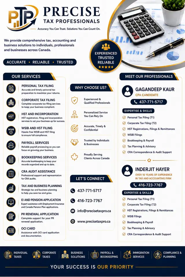 bookkeeping and tax services available