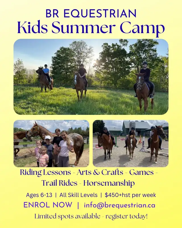 Kids Horseback Riding Summer Camp!