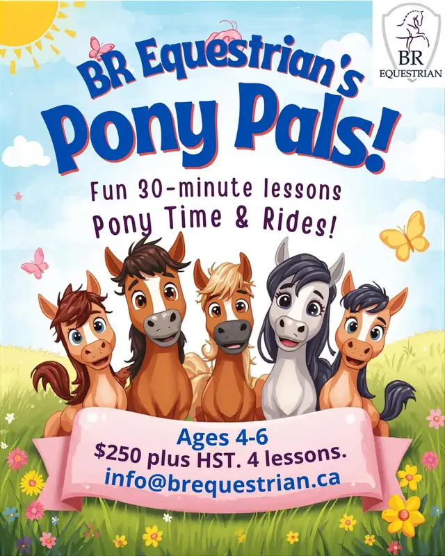 Pony Ride Lessons for Kids!