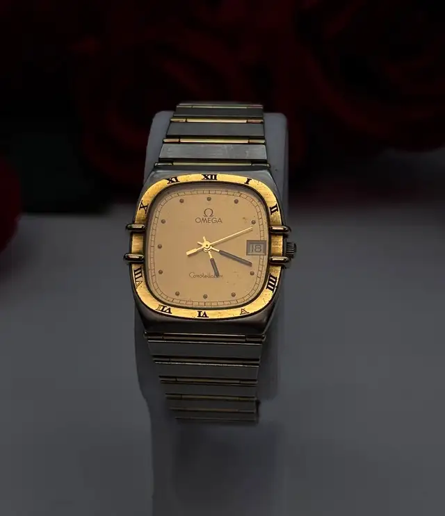 Omega Constellation Sapphires & Gold  Quartz Watch $4500