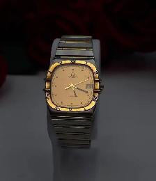 Omega Constellation Sapphires & Gold  Quartz Watch $4500