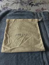 Jimmy Choo calf/patent nude/black 5 inch leather stilettos - Photo 7
