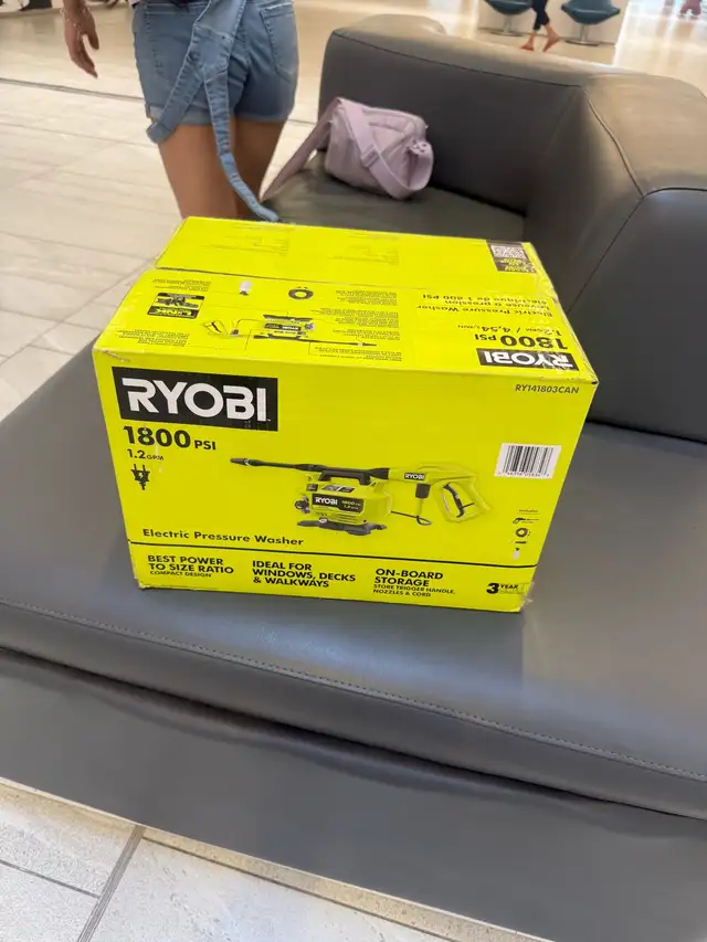 brand new Ryobi pressure washer