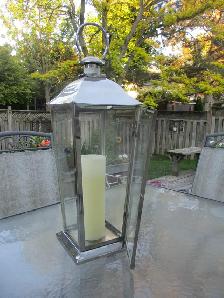 Decorative Indoor/Outdoor Lantern With Candle - Photo 3