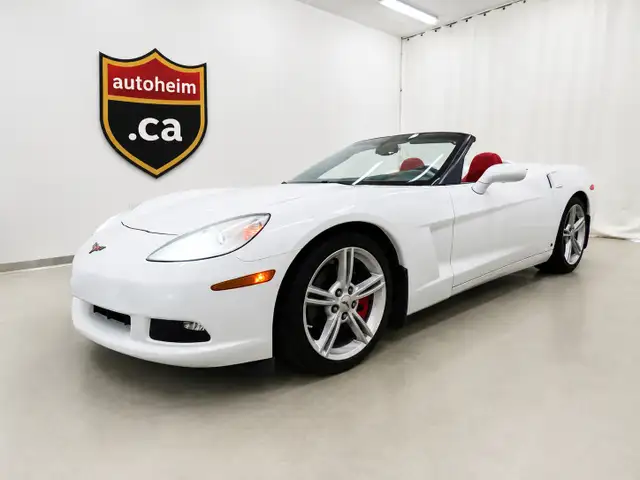 2008 CHEVROLET CORVETTE CABRIOLET 3LT, JAMAIS ACCIDENTÉ!!