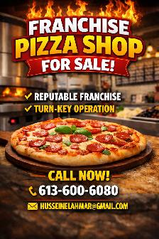 Franchise Pizza Shop for Sale – Barrhaven (Turn‑Key, Established