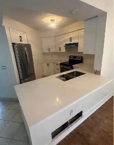Plain White Countertop With Kitchen Island - Photo 2