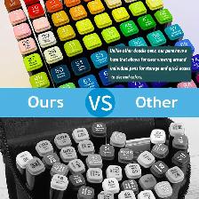 Alcohol Markers 168 Colors with Base Dual Tip Art Drawing Marker - Photo 4