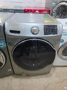 LIKE NEW! Samsung 27' Stainless Steel Front-Load Washer