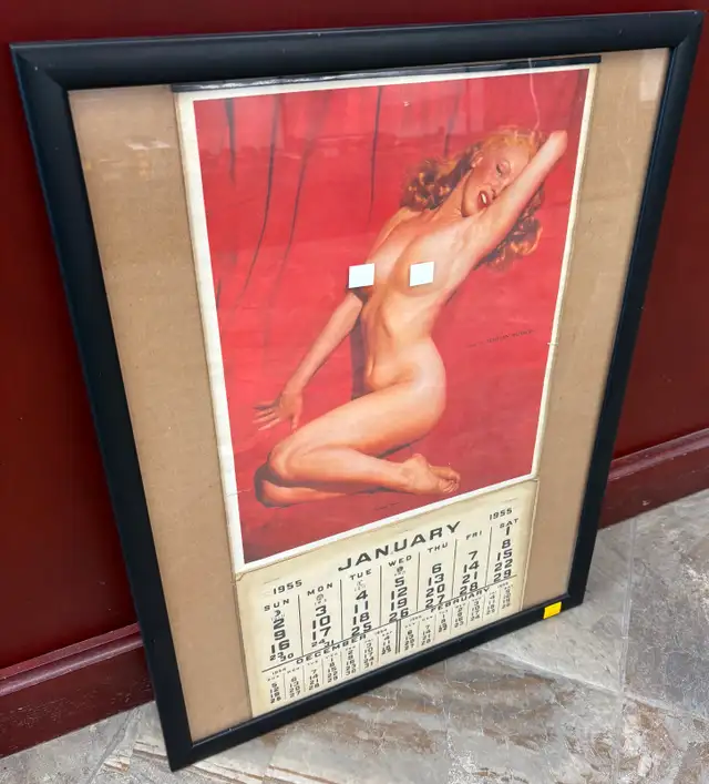 1955 Marilyn Monroe 'Golden Dreams' Classic Framed Calendar