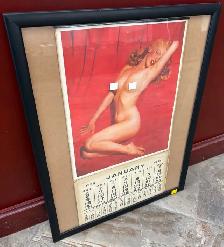 1955 Marilyn Monroe 'Golden Dreams' Classic Framed Calendar