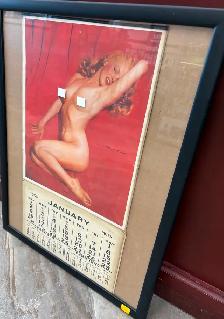 1955 Marilyn Monroe 'Golden Dreams' Classic Framed Calendar - Photo 2