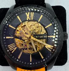 Michael Hill Automatic Skeleton Watch with Leather Band - No Box - Photo 2