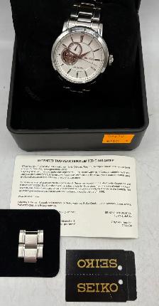 Seiko Automatic 4r3900k0 Watch in Box with Extra Link - Photo 6