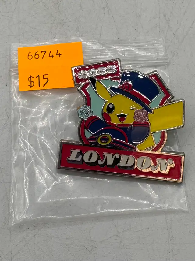 Pokemon Official 2022 London World Championships Enamel Pin