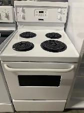 Cuisinière blanche 24'' ronds serpentins Frigidaire