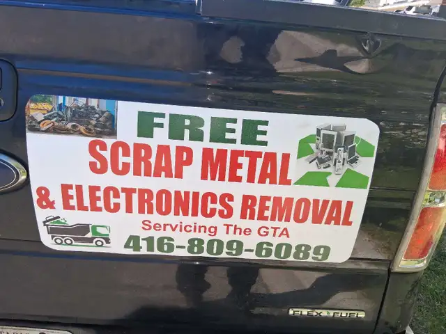 Free scrap metal and electronics removal