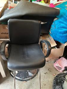 salon hydraulic service & shampoo chair - Photo 3