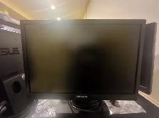 Philips 19 inch LCD Computer Monitor - DVI and VGA Input