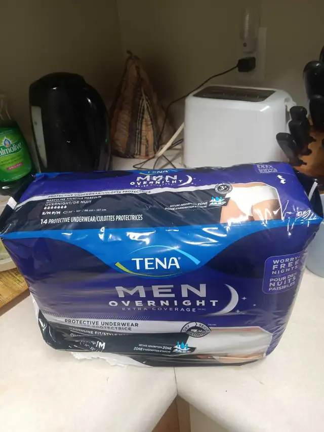 tena overnight under garments