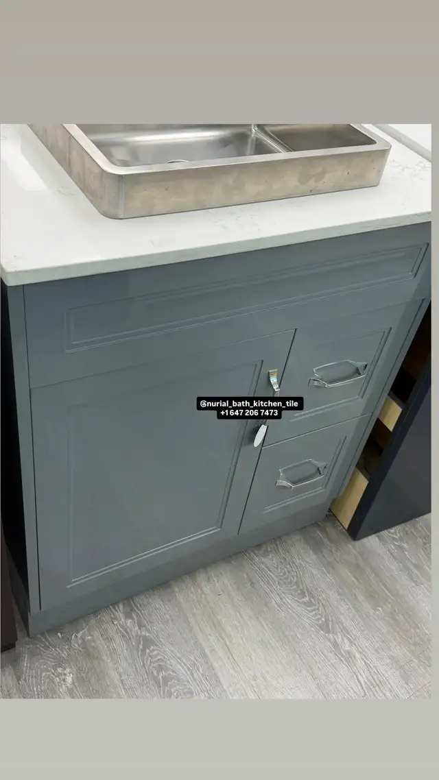 Bathroom Vanity, Countertop, Faucet, Mirror