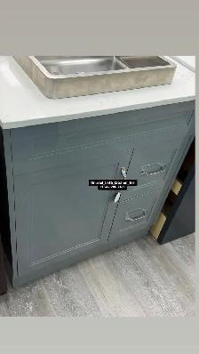 Bathroom Vanity, Countertop, Faucet, Mirror