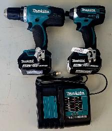 Makita DLXW022S 18V LXT Drill & Impact Kit (3240983