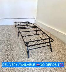 DELIVERY AVAILABLE Single Size Metal Folding Bedframe NO DEPOSIT