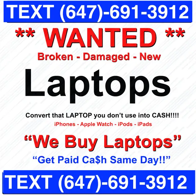 We Buy Laptops Macbooks, Acer, Dell, Lenovo, Microsoft Surface