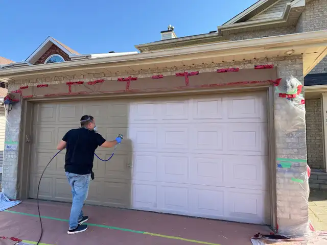 Garage Door Painting & Pressure Washing