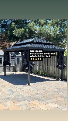 installation gazebo