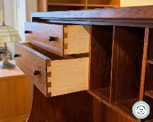 Outstanding Borge Mogensen Rosewood Drop Front Desk at Charmaine - Photo 4